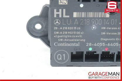 08-14 Mercedes W204 C250 C350 Rear Left Side Door Control Module 2189001401 OEM