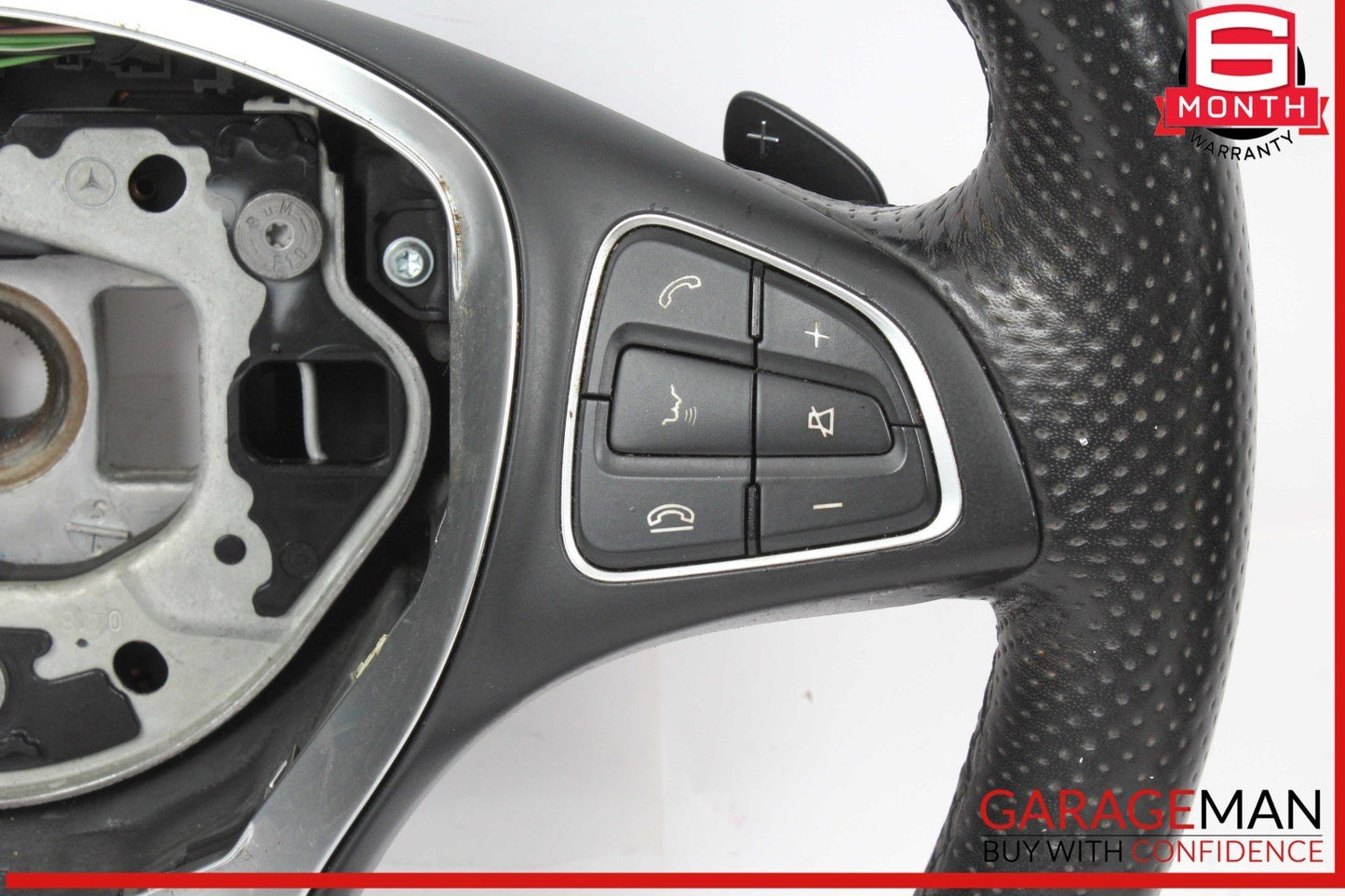 18-20 Mercedes X253 GLC350e Front Left Side Steering Wheel w/ Paddle Shifters