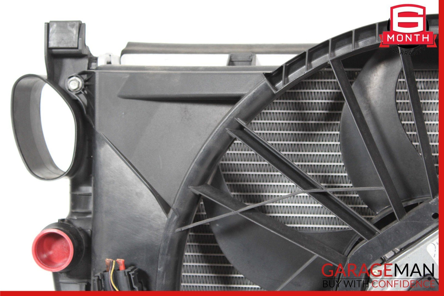 03-06 Mercedes R230 SL500 CLS500 Engine Cooling Radiator A/C Air Condenser Assy