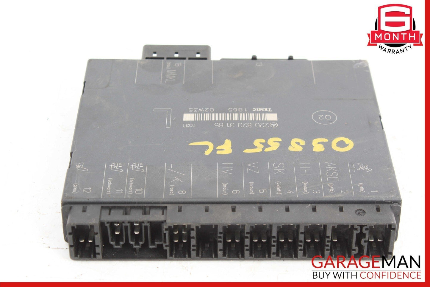 03-06 Mercedes W220 S55 AMG S500 Seat Control Module Front Left 2208203185 OEM