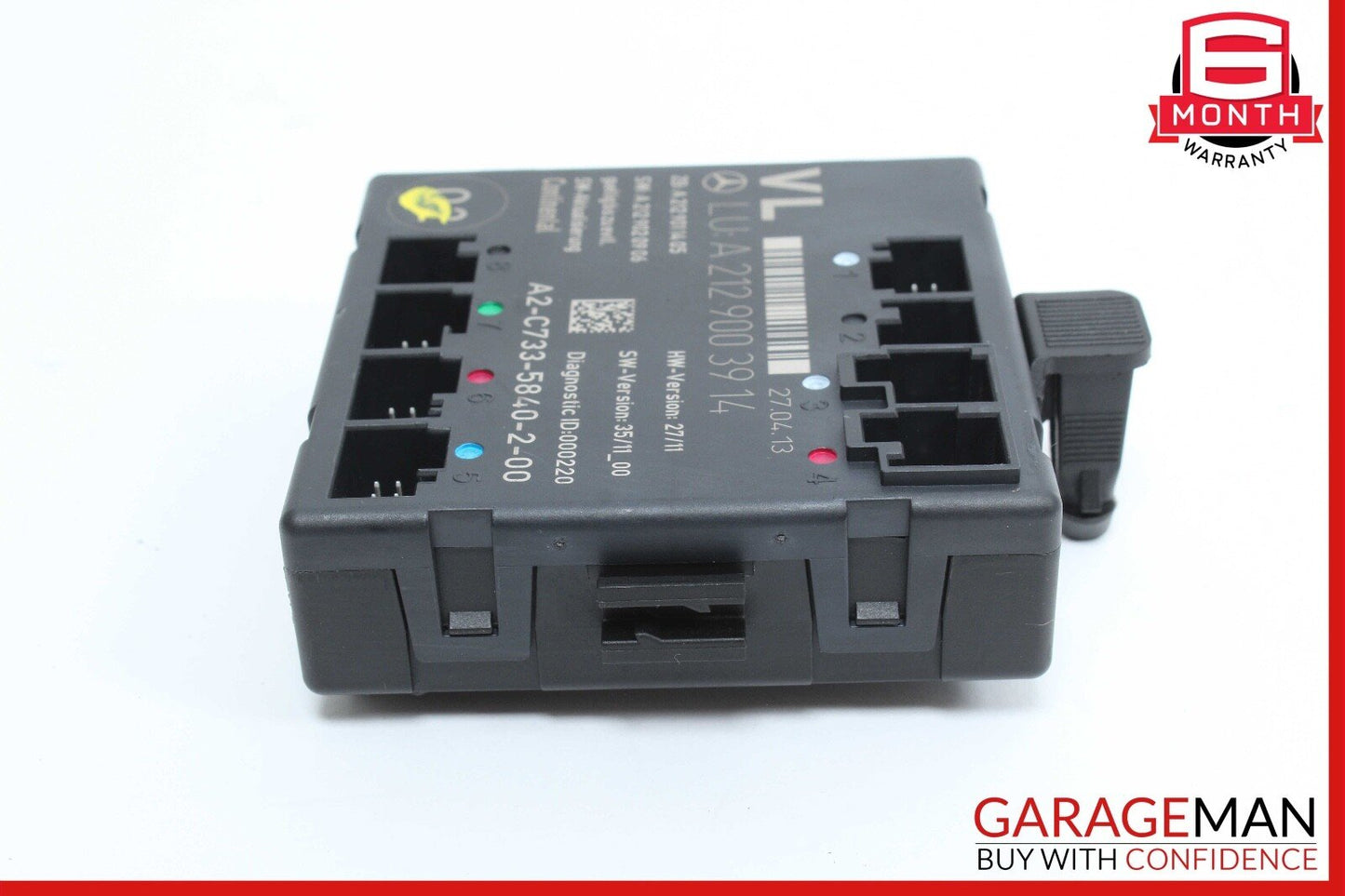 08-14 Mercedes W204 C250 C300 Front Left Driver Side Door Control Module Unit