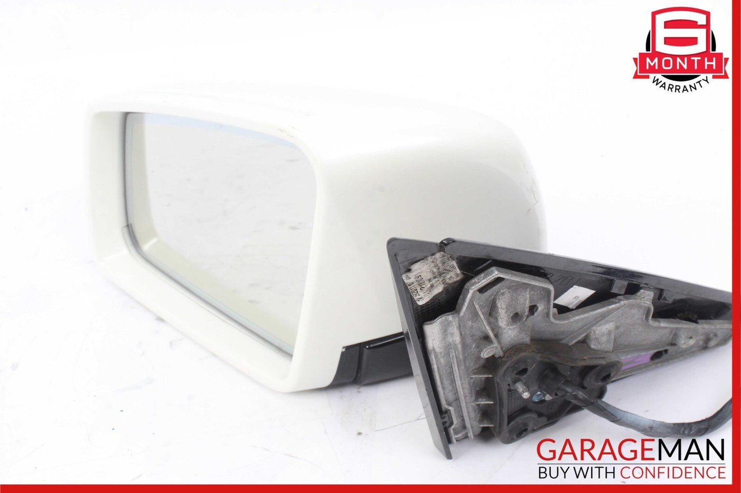 10-13 Mercedes W221 S63 AMG Front Left Driver Side Mirror Door Rear View White