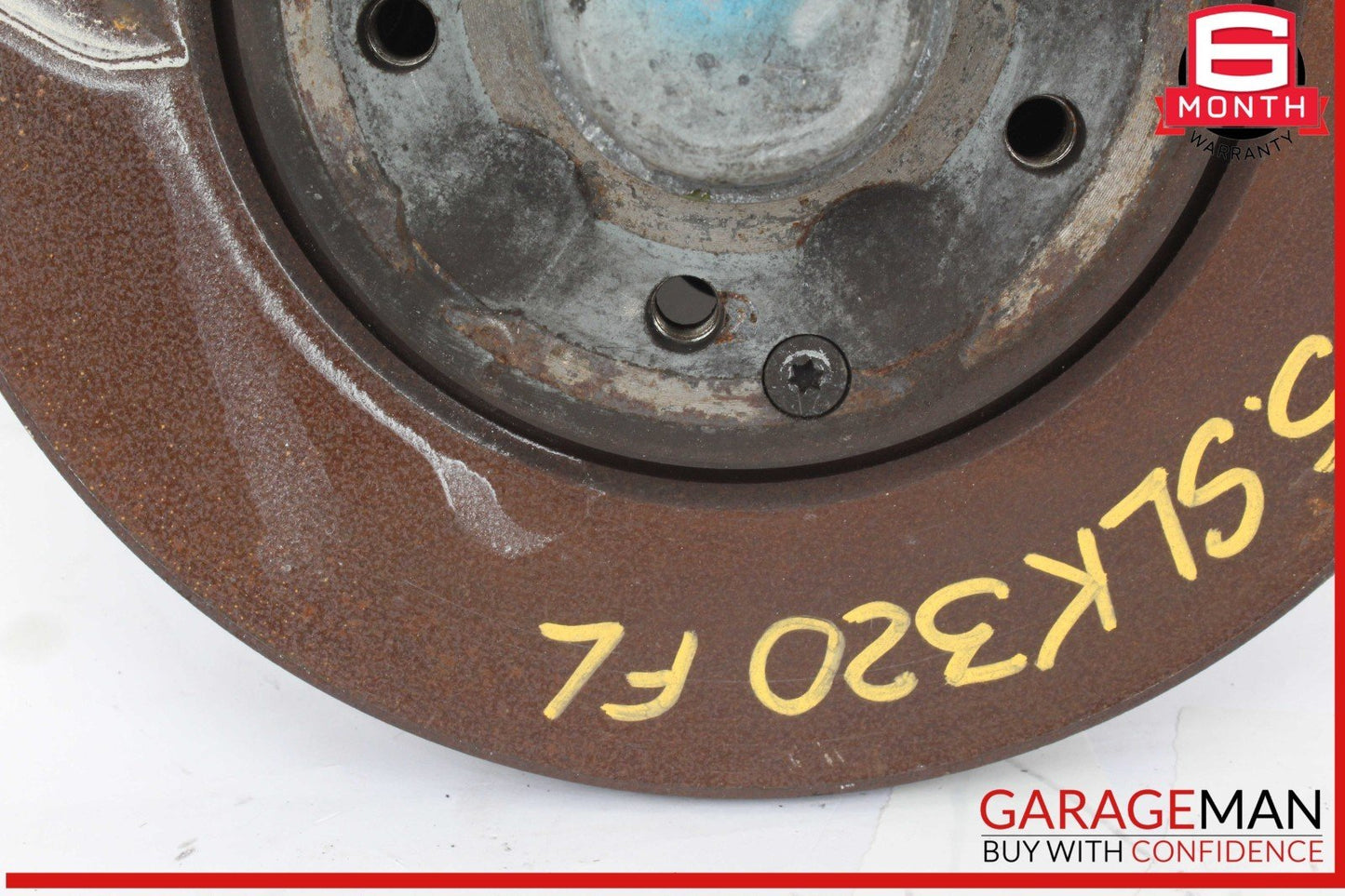 03-09 Mercedes W209 CLK320 Front Left Spindle Knuckle Wheel Hub w/ Rotor Disc