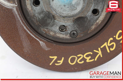 03-09 Mercedes W209 CLK320 Front Left Spindle Knuckle Wheel Hub w/ Rotor Disc