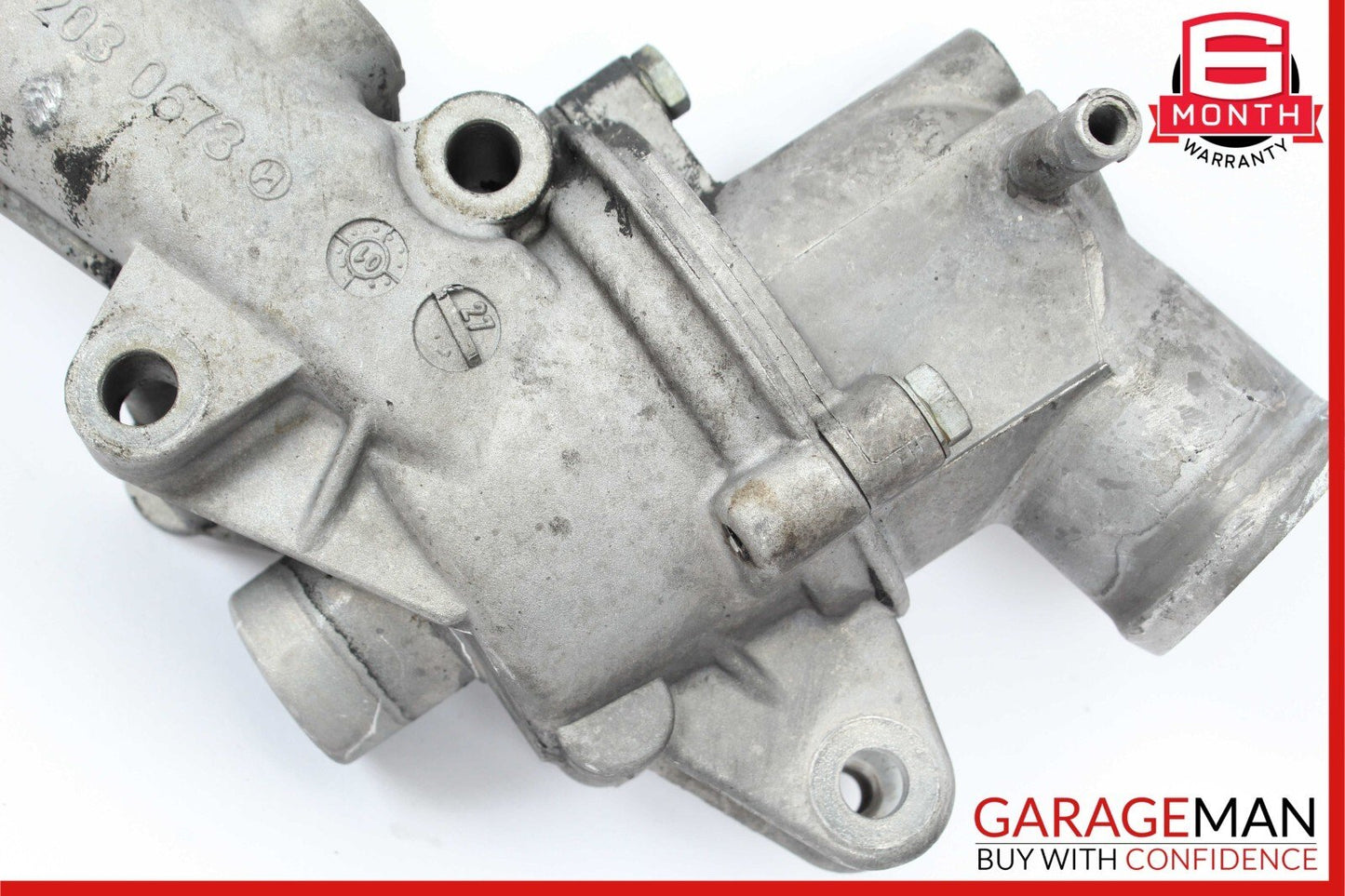97-04 Mercedes W203 C230 SLK230 Thermostat Housing 1112030673 OEM