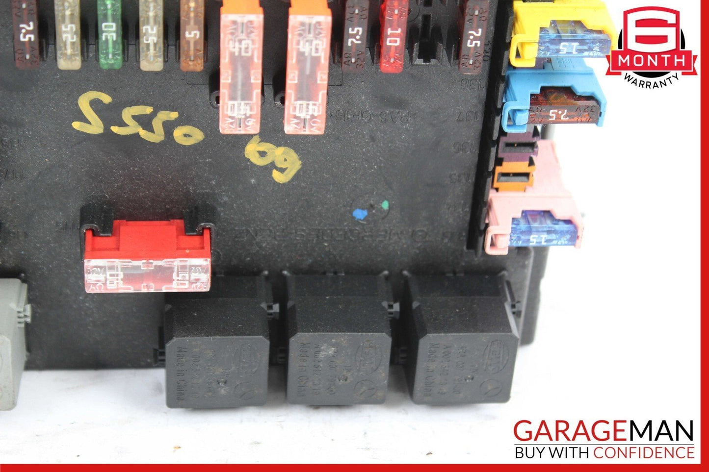 07-09 Mercedes W221 CL550 S550 S63 Rear Trunk Fuse Relay Junction Box Assy OEM