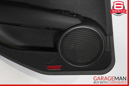 08-14 Mercedes W204 C300 Sedan Rear Left Side Interior Door Trim Panel Black