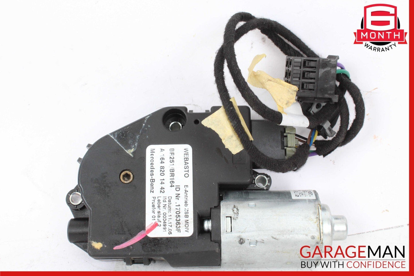 06-13 Mercedes W164 ML350 GL450 Panoramic Sunroof Sun Roof Motor 1648201442 OEM