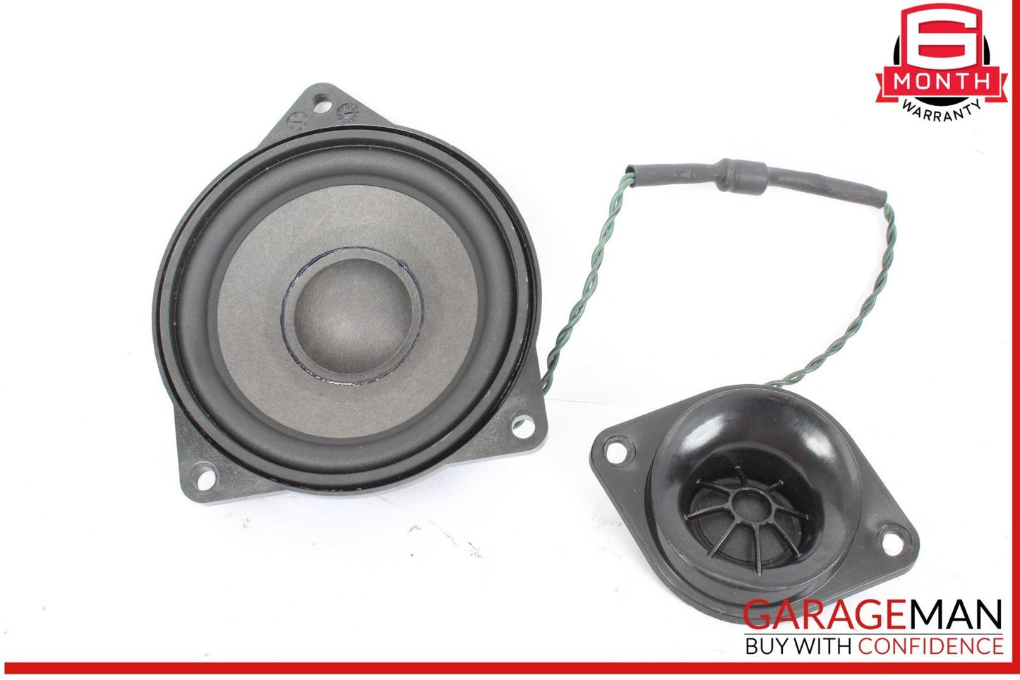 11-16 BMW 528i 535i F10 Rear Left & Right Side Door Midrange w/ Tweeter Speaker