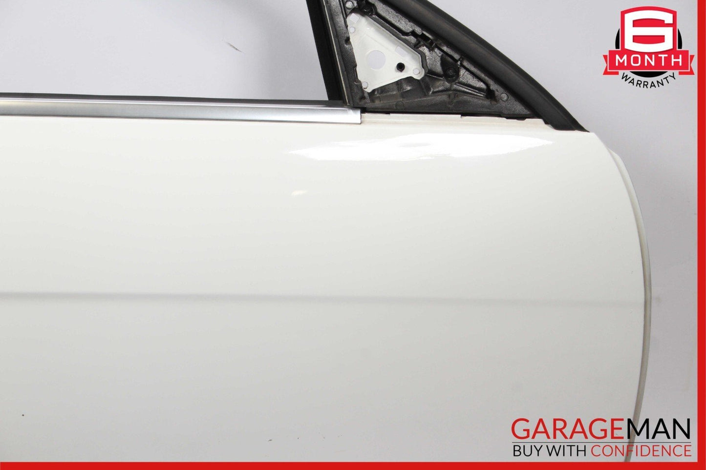 12-14 Mercedes W204 C350 Coupe Front Right Exterior Door Shell Frame Polar White