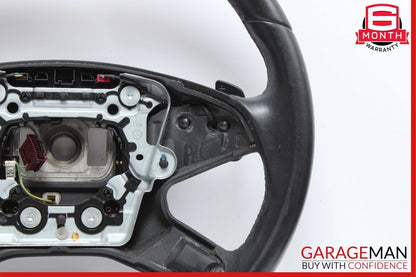 10-13 Mercedes W212 E350 E550 E400 Steering Wheel w/ Paddle Shifters Black OEM
