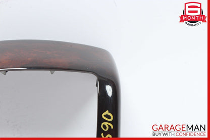 07-13 Mercedes W221 S600 S550 Rear Center Console A/C Air Vent Trim Wood OEM