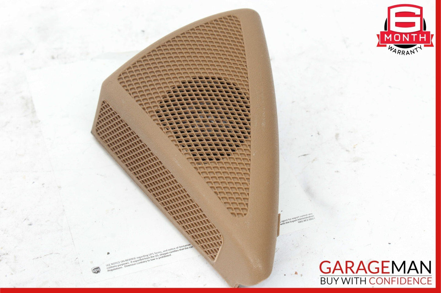 03-09 Mercedes W211 E350 E55 AMG Front Right Side Tweeter Speaker Cover Brown