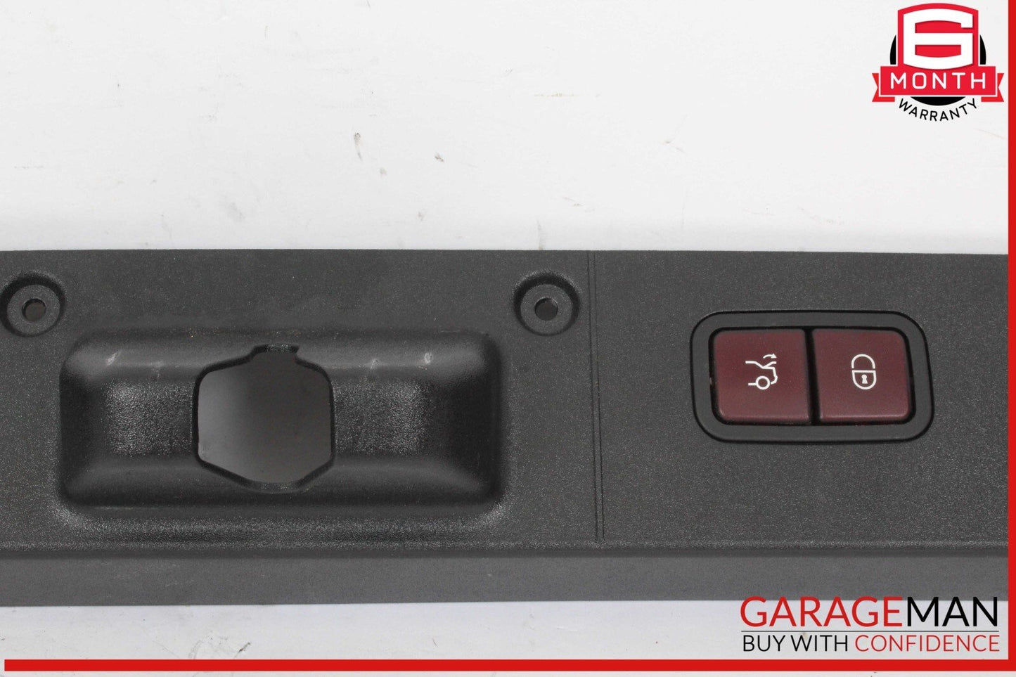 07-13 Mercedes W221 S550 S400 S63 AMG Trunk Lid Lock Latch Trim Cover Black