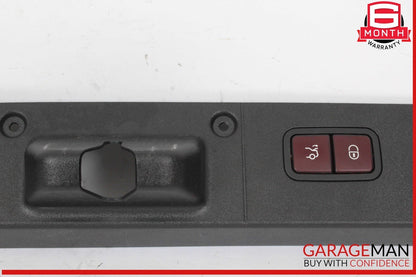 07-13 Mercedes W221 S550 S400 S63 AMG Trunk Lid Lock Latch Trim Cover Black