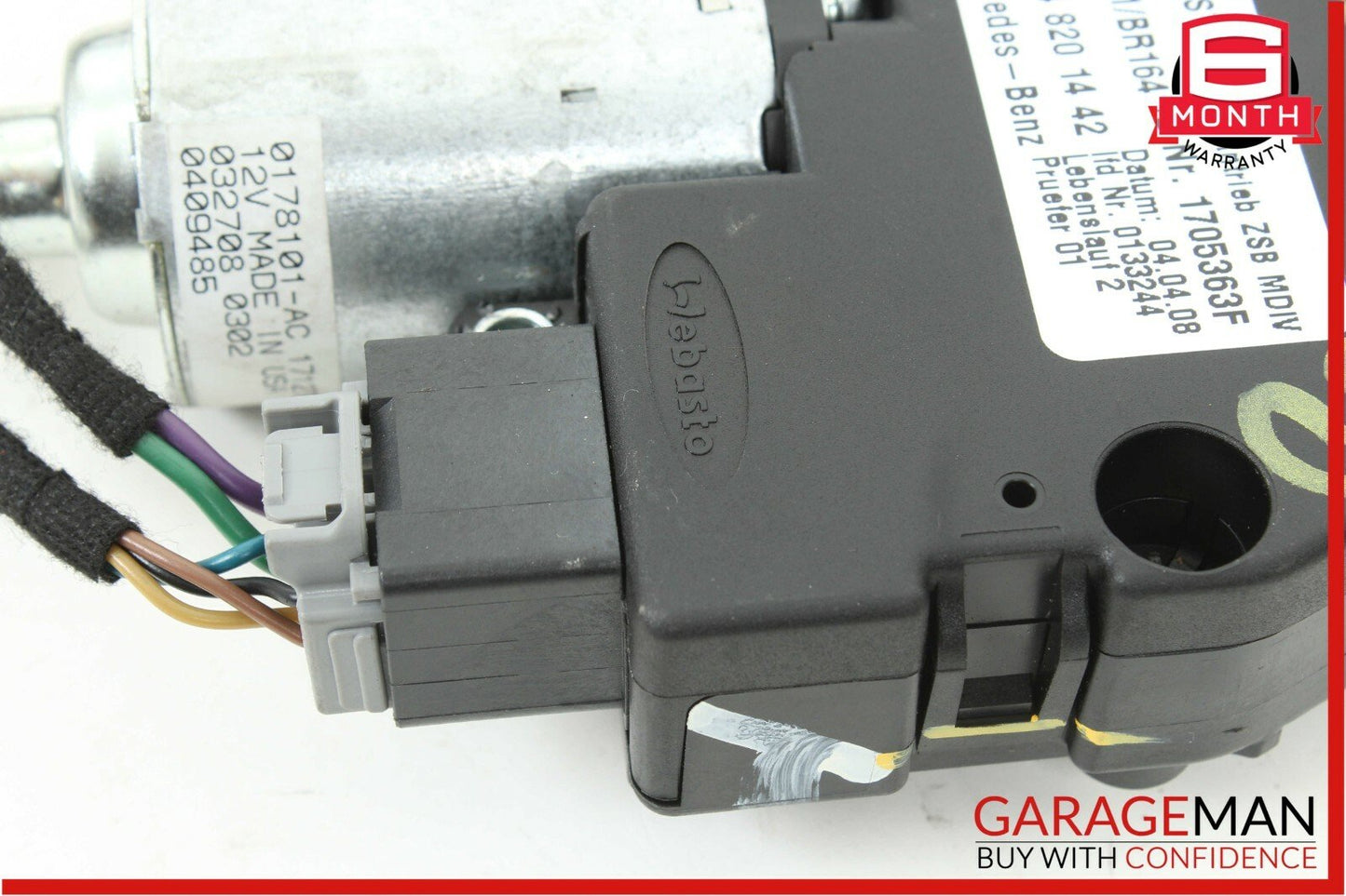 06-12 Mercedes X164 GL450 Panoramic Sunroof Sun Roof Motor 1648201442 OEM