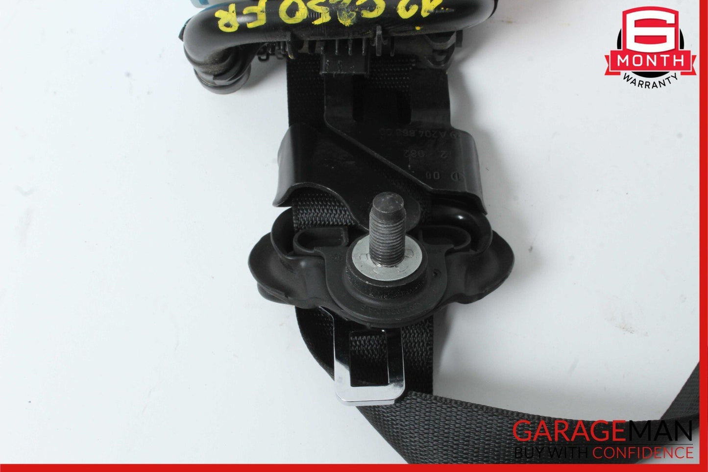 12-14 Mercedes W204 C250 C350 Front Right Side Seat Belt Retractor Black OEM