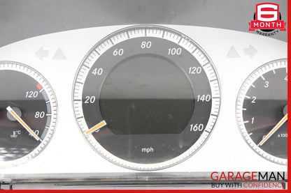 08-11 Mercedes W204 C300 C350 Speedometer Instrument Odometer Cluster Gauge OEM