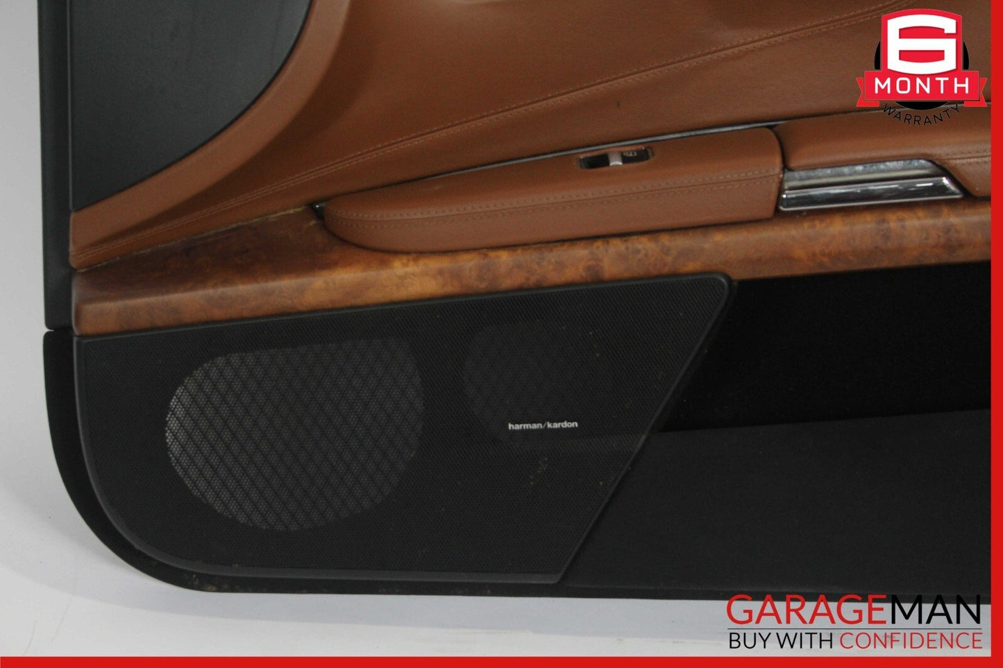 08-14 Mercedes W216 CL63 AMG Front Right Side Interior Door Panel Assy Brown