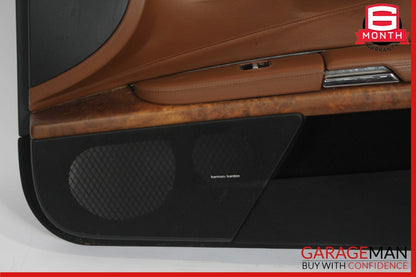 08-14 Mercedes W216 CL63 AMG Front Right Side Interior Door Panel Assy Brown