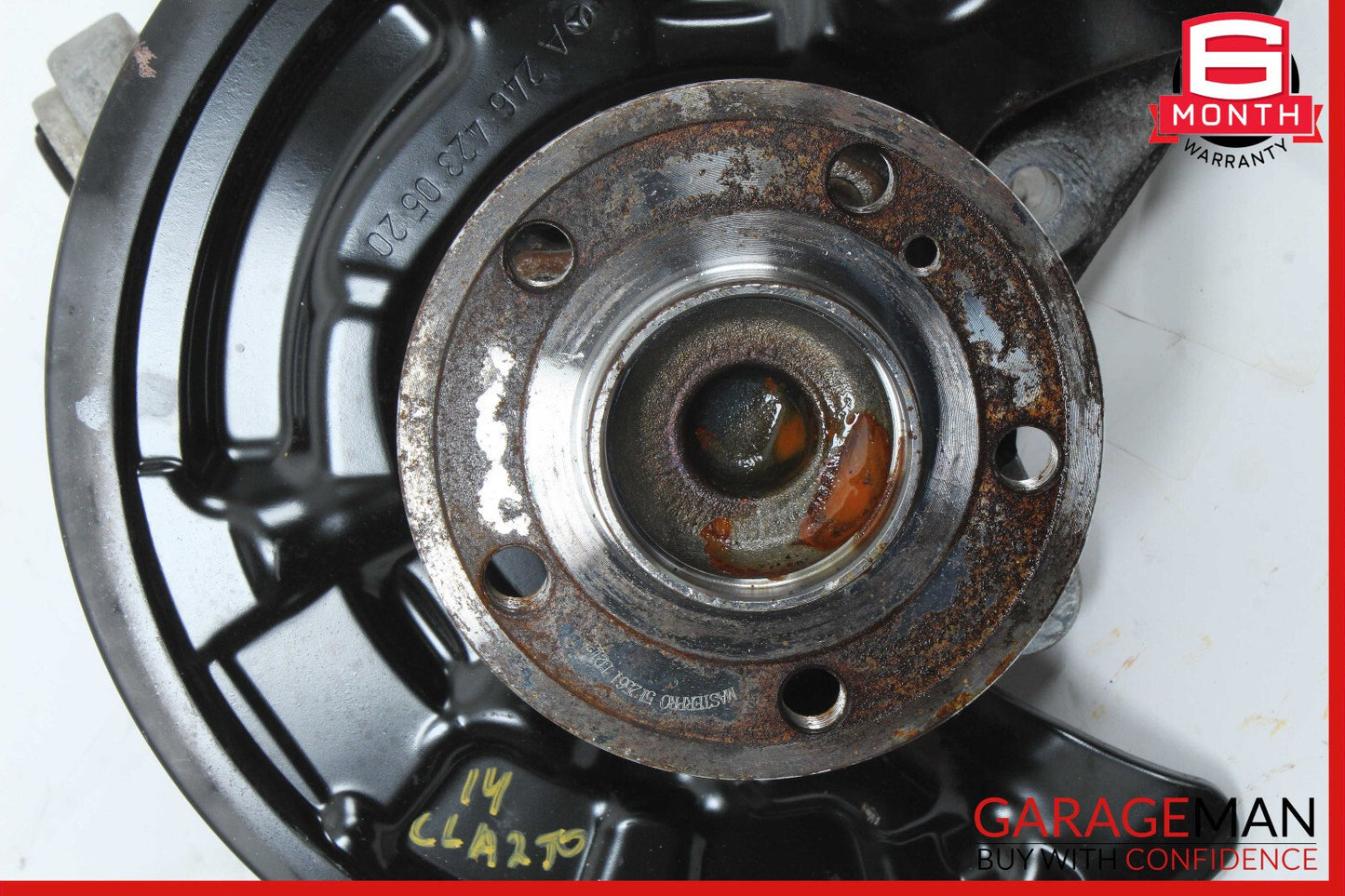 14-18 Mercedes W117 CL250 Rear Right Passenger Spindle Knuckle Hub Bearing OEM