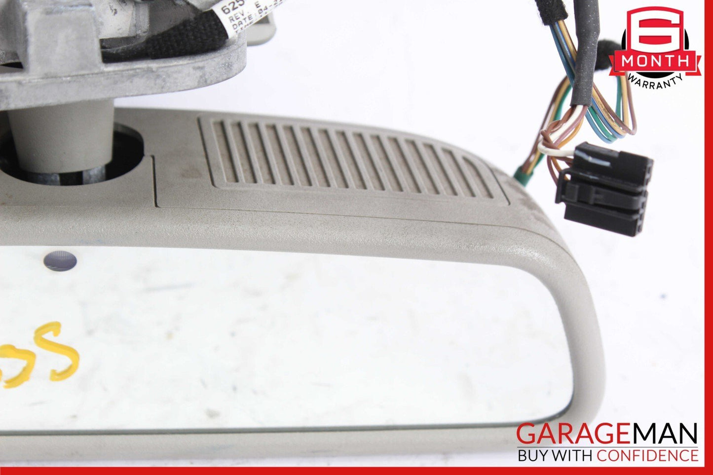 07-09 Mercedes W221 S550 S600 Interior Top Rear View Inside Dim Mirror Grey