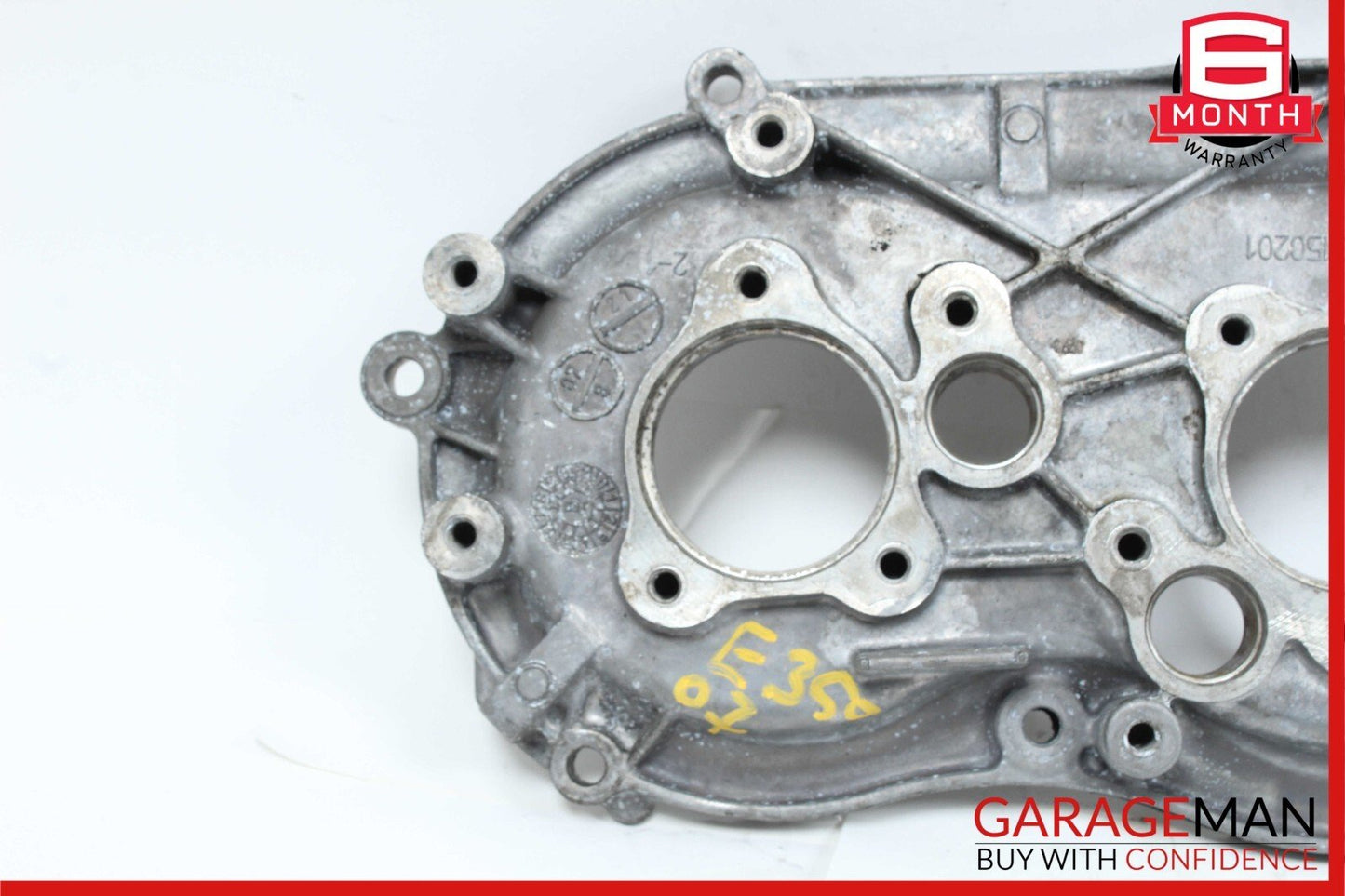 06-10 Mercedes C230 E350 Front Left Engine Timing Chain Plate Valve Cover