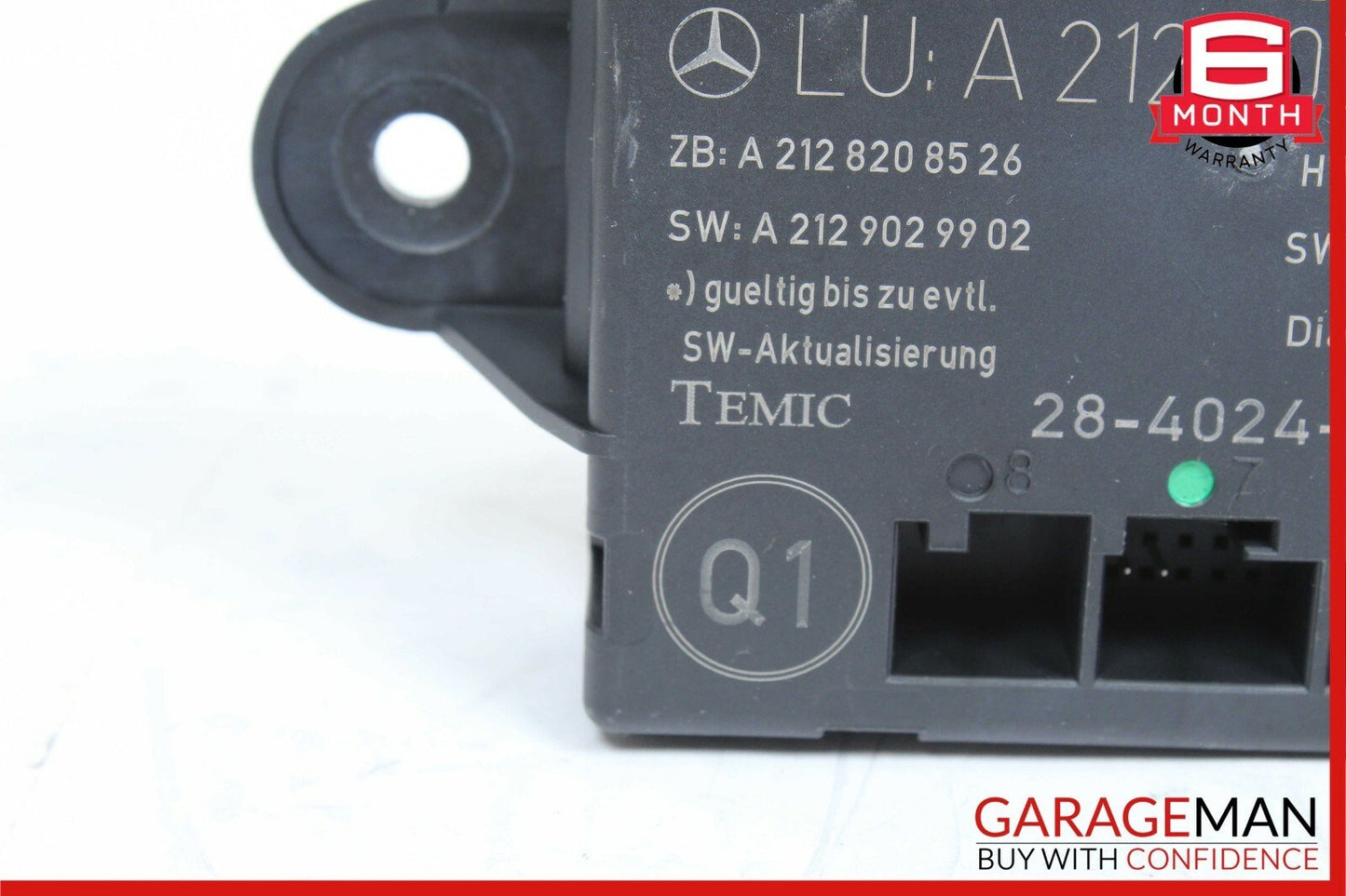 08-14 Mercedes W204 C250 C300 C63 AMG Rear Left Side Door Control Module Unit