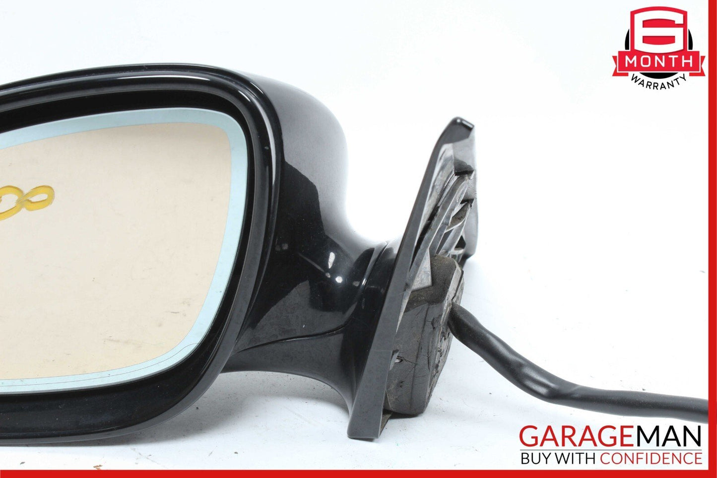 06-08 Mercedes W219 CLS500 Front Left Side Door Mirror Rear View Black OEM