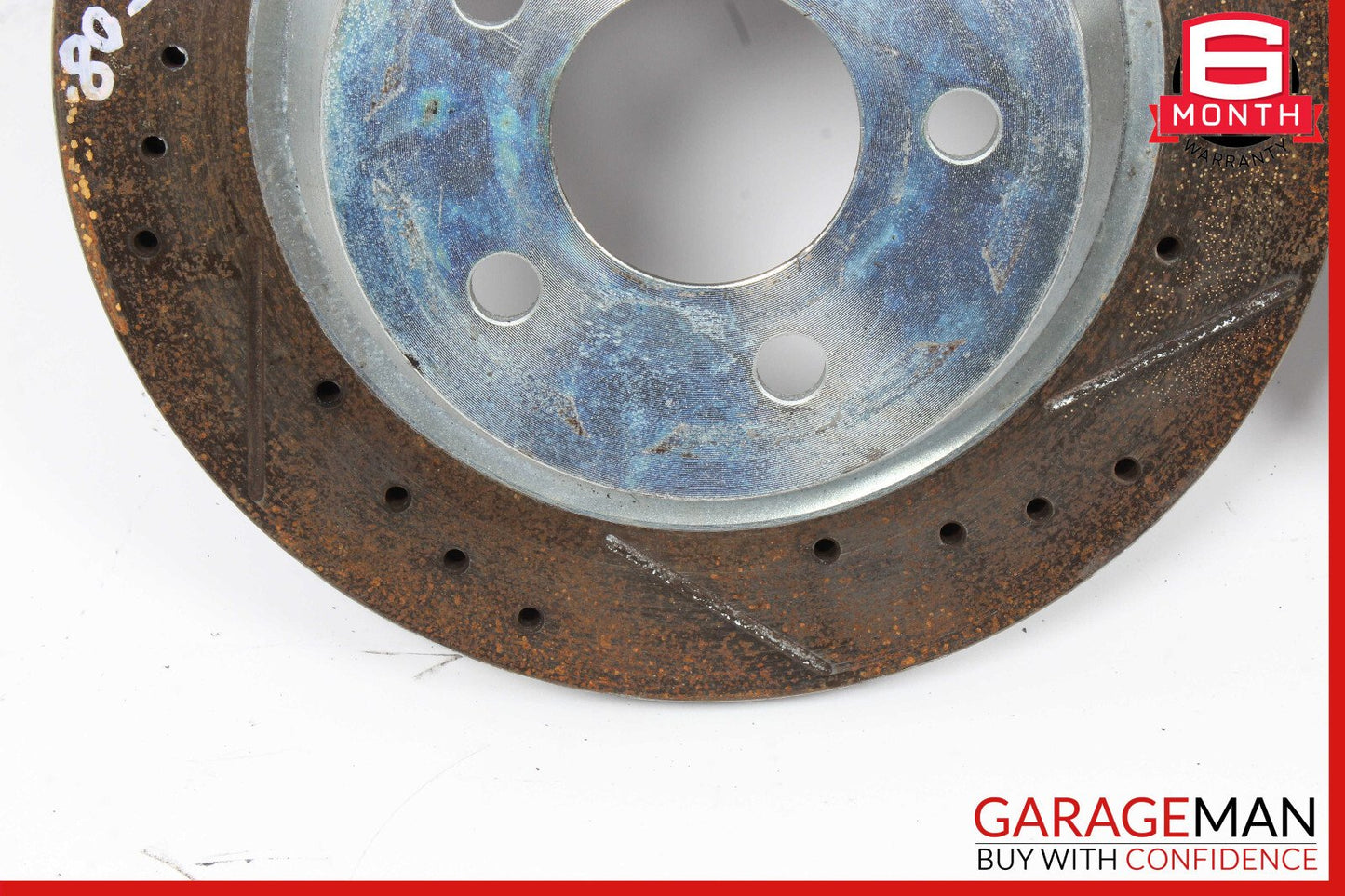 06-11 Mercedes W219 CLS550 Rear Right & Left Brake Rotor Disc Set Drilled OEM