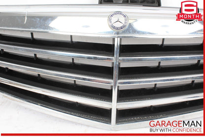 07-09 Mercedes W211 E350 E550 Front Center Bumper Grill Grille Trim Cover Panel