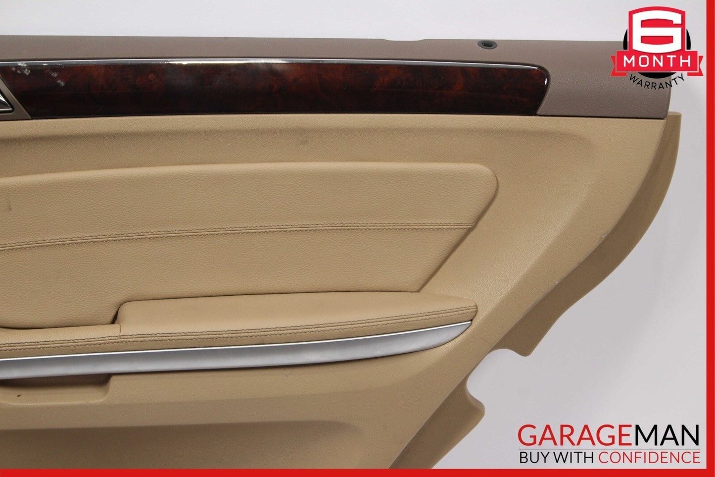 07-12 Mercedes X164 GL550 Rear Right Complete Interior Door Panel Brown OEM