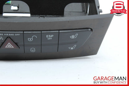 06-11 Mercedes W219 CLS500 CLS550 Hazard Control Door Lock Switch Panel OEM