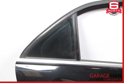 10-16 Mercedes W212 E500 Rear Right Passenger Side Exterior Door Shell Black OEM