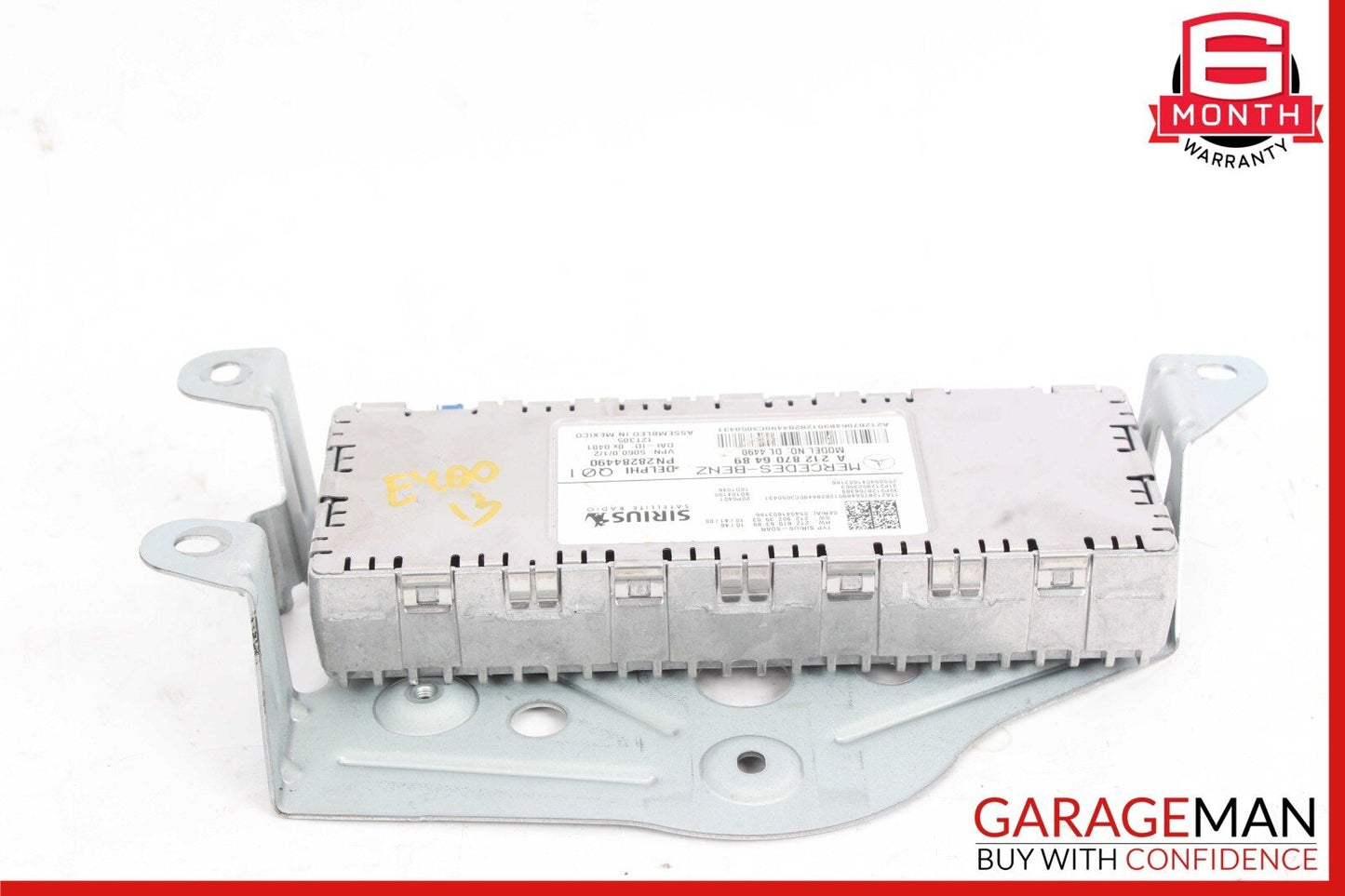 10-17 Mercedes W212 E400 C300 Sirius Satellite Radio Receiver Module Unit OEM