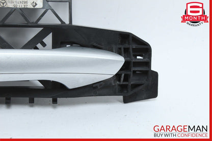 07-13 Mercedes W221 S550 Rear Left Driver Side Exterior Door Handle Silver OEM