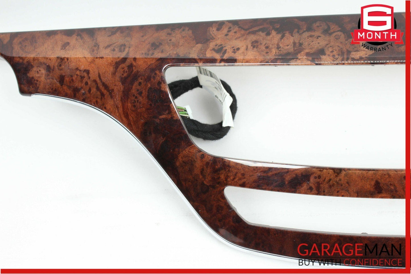 07-09 Mercedes W221 S550 Front Dash Dashboard Trim Panel Cover Bezel Wood OEM