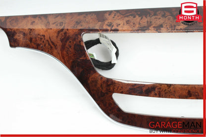07-09 Mercedes W221 S550 Front Dash Dashboard Trim Panel Cover Bezel Wood OEM