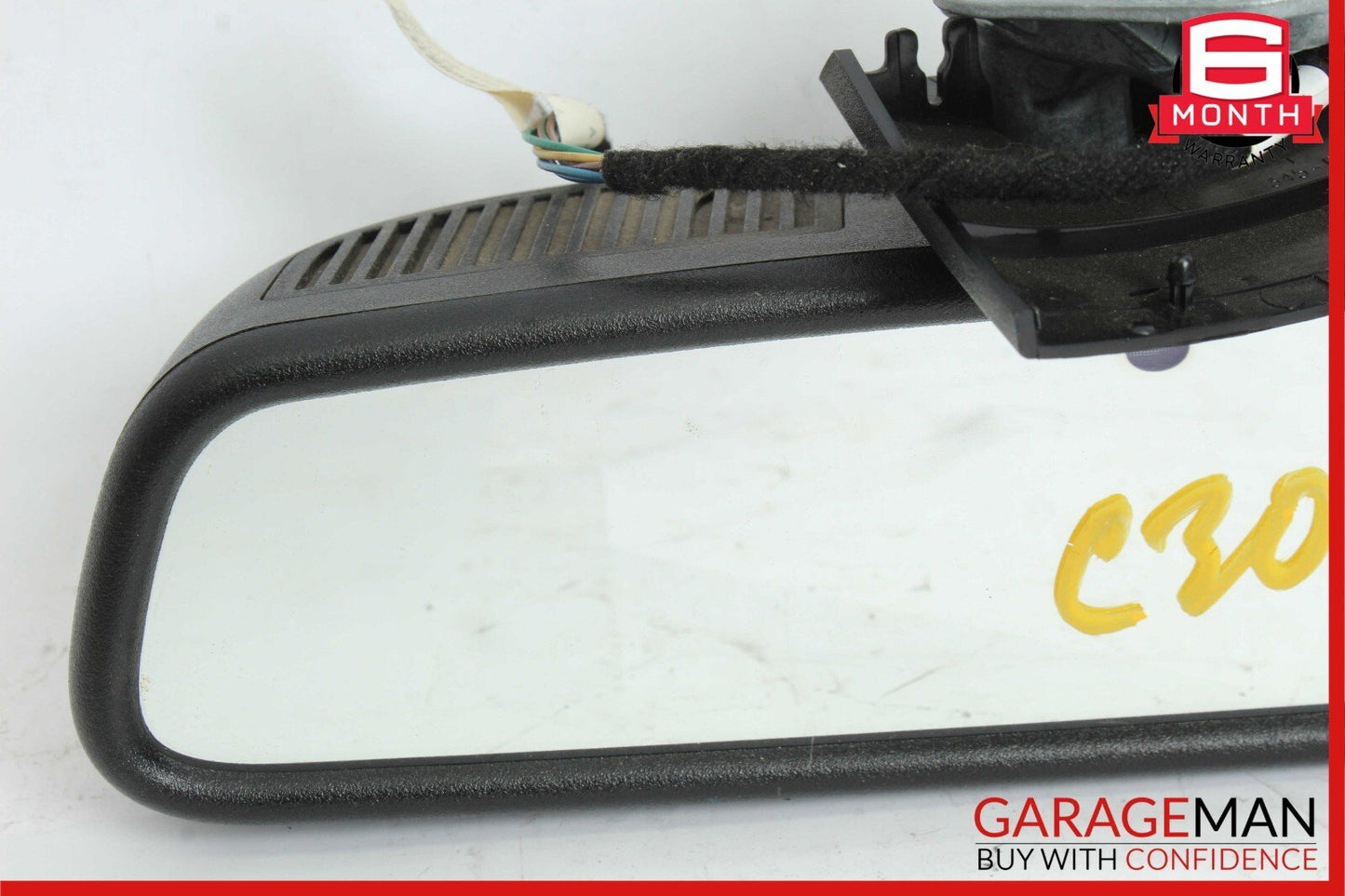 08-14 Mercedes W204 C300 C350 C63 AMG Interior Rear View Mirror Black OEM
