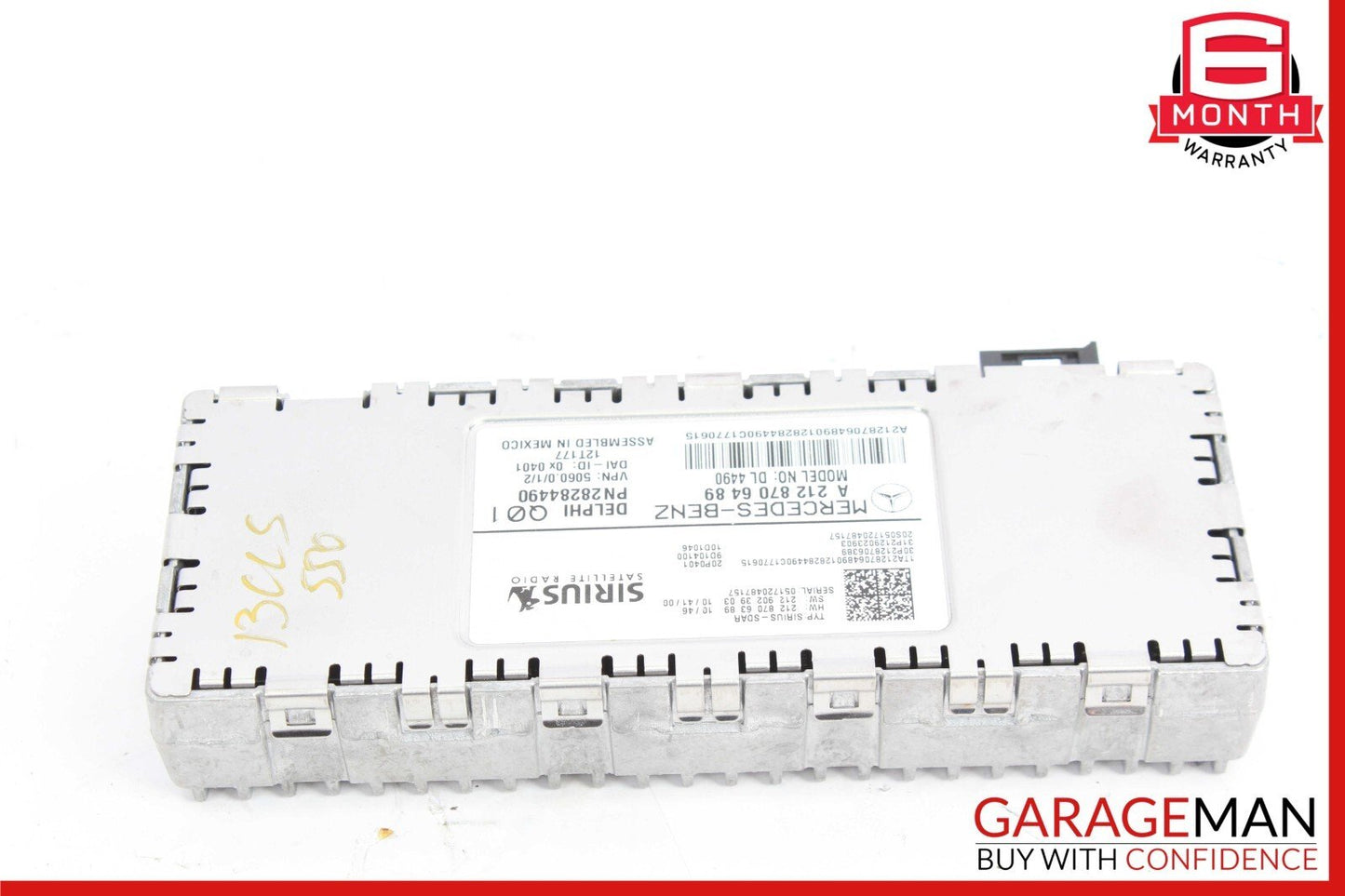 10-17 Mercedes GLK350 E550 E350 Sirius Satellite Radio Receiver Module Unit OEM