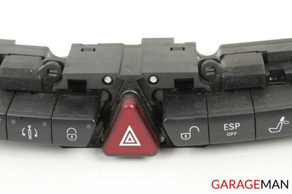 03-06 Mercedes W220 S430 S500 Dashboard Center Switch ESP Hazard Door Lock OEM