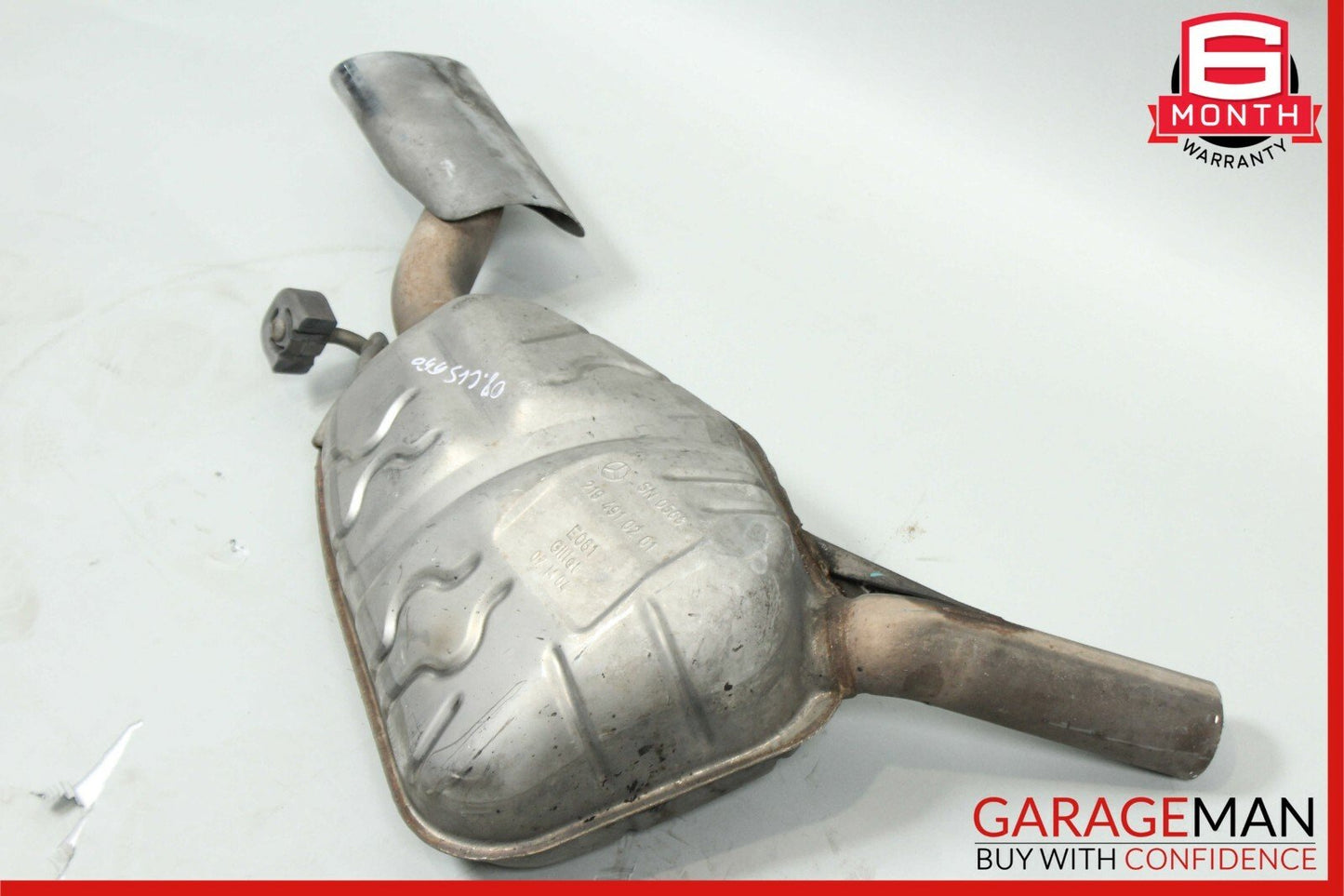 06-08 Mercedes W219 CLS500 CLS550 Rear Left Driver Side Exhaust Muffler Mufflers