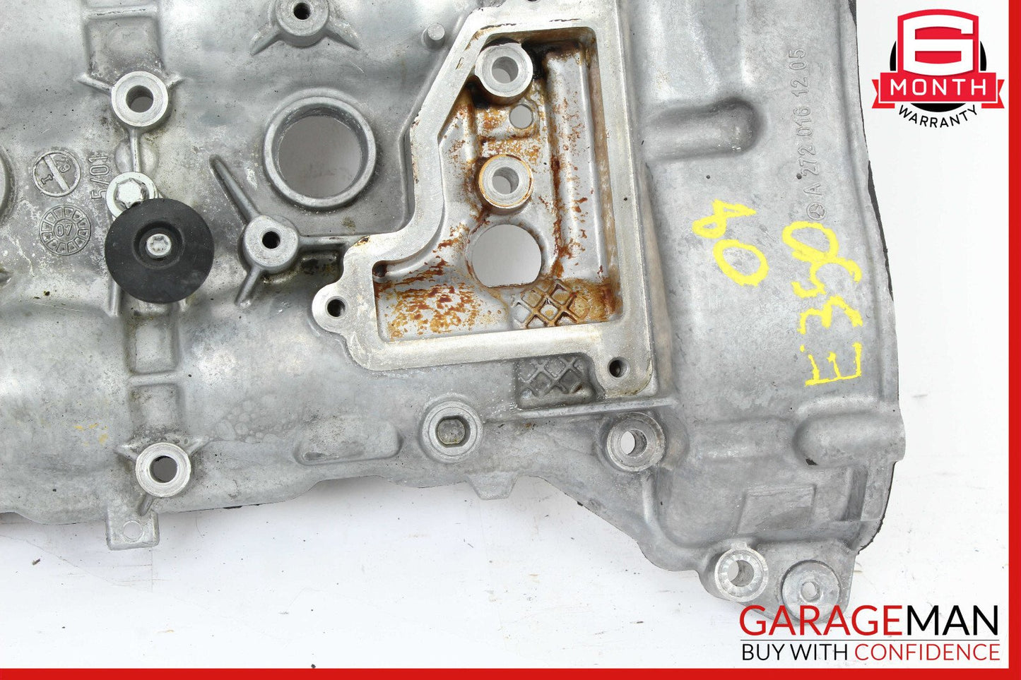 Mercedes W211 E350 C300 GLK350 Engine Cylinder Head Cover Left Side OEM