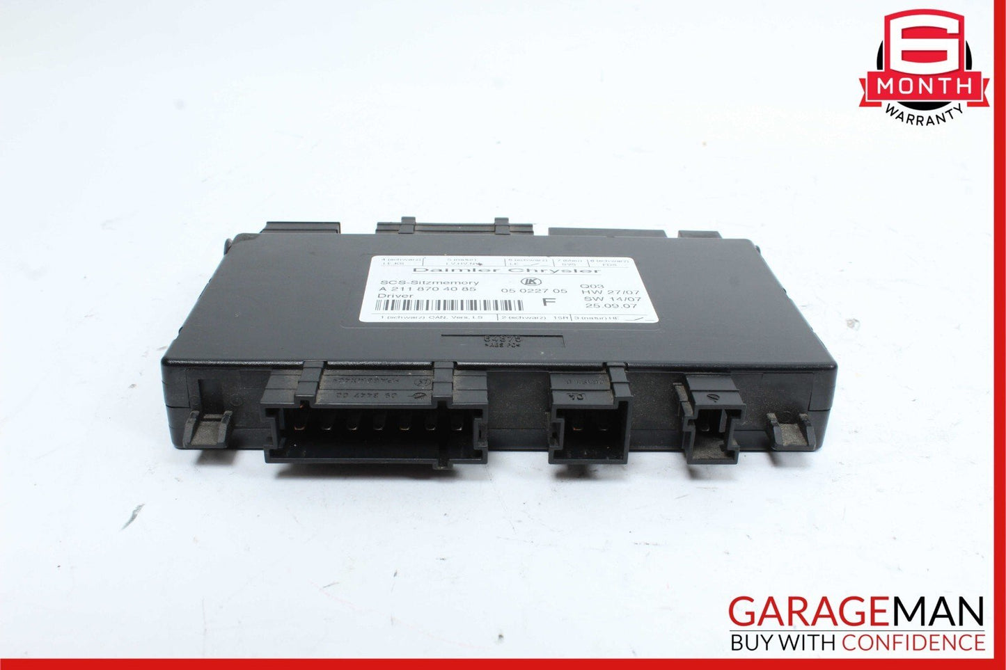 03-12 Mercedes E350 CLS550 GL450 E320 ML500 Front Left Side Seat Control Module