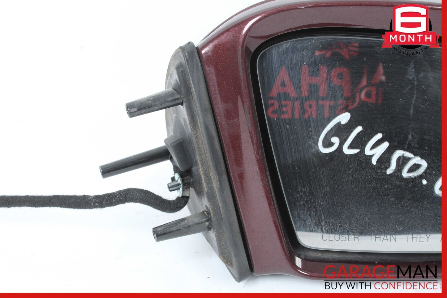07-08 Mercedes X164 GL450 Front Right Side Mirror Door Rear View Carneol Red OEM