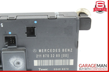 06-11 Mercedes W211 E350 CLS350 Rear Right Passenger Side Door Control Module
