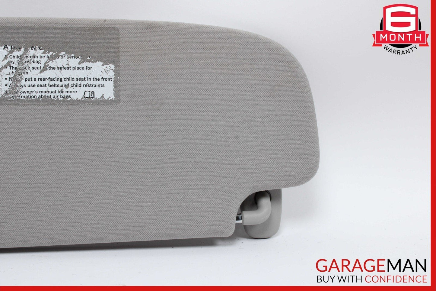 07-13 Mercedes W221 S550 S450 Front Right Sun Visor Sunvisor Shade Cover Gray