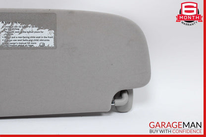 07-13 Mercedes W221 S550 S450 Front Right Sun Visor Sunvisor Shade Cover Gray