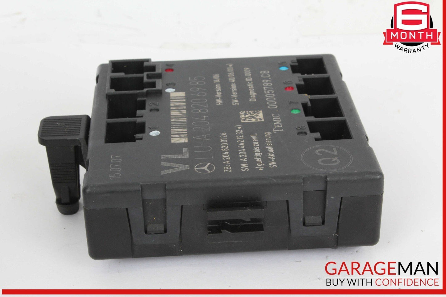 08-14 Mercedes W204 C350 C250 C300 Front Left Side Door Control Module OEM