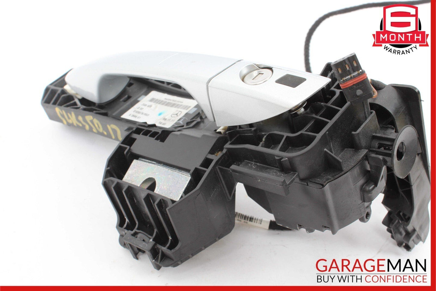 12-16 Mercedes R172 SLK350 Front Left Exterior Door Handle Keyless Go Silver